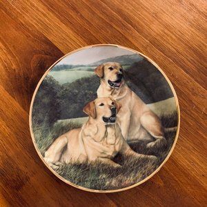 "Golden Companions" Numbered Plate - Franklin Mint